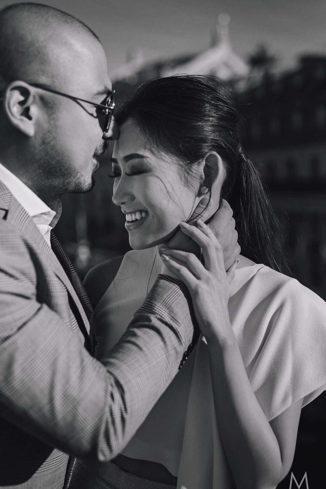 Paris Pre-Wedding Photos | Mikki and Miko | Modern Destination Wedding ...